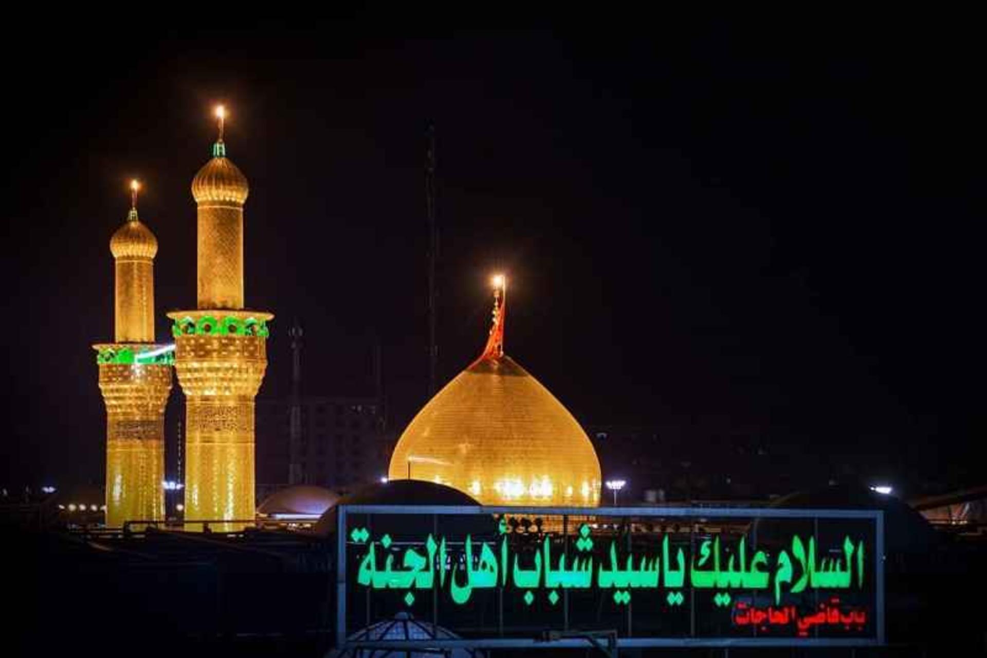 باب قاضی الحاجات حرم امام حسین (ع)؛ منبع عکس: گوگل مپ؛ عکاس: H M