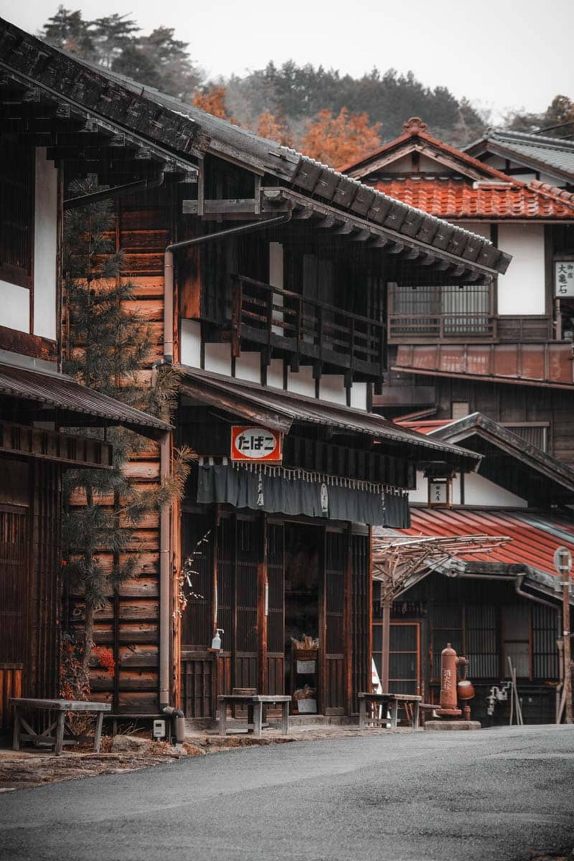 معماری خانه ها در ناکاسندو ژاپن