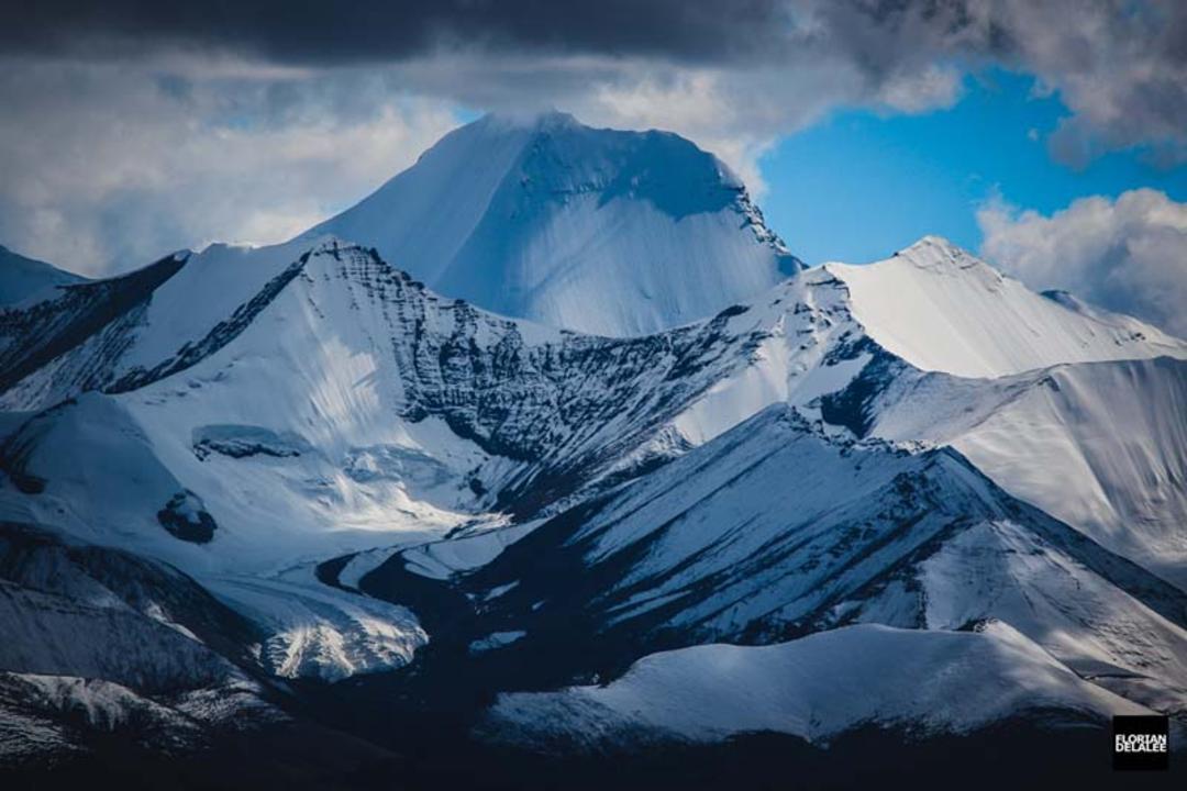 کوهستان برفی در تبت