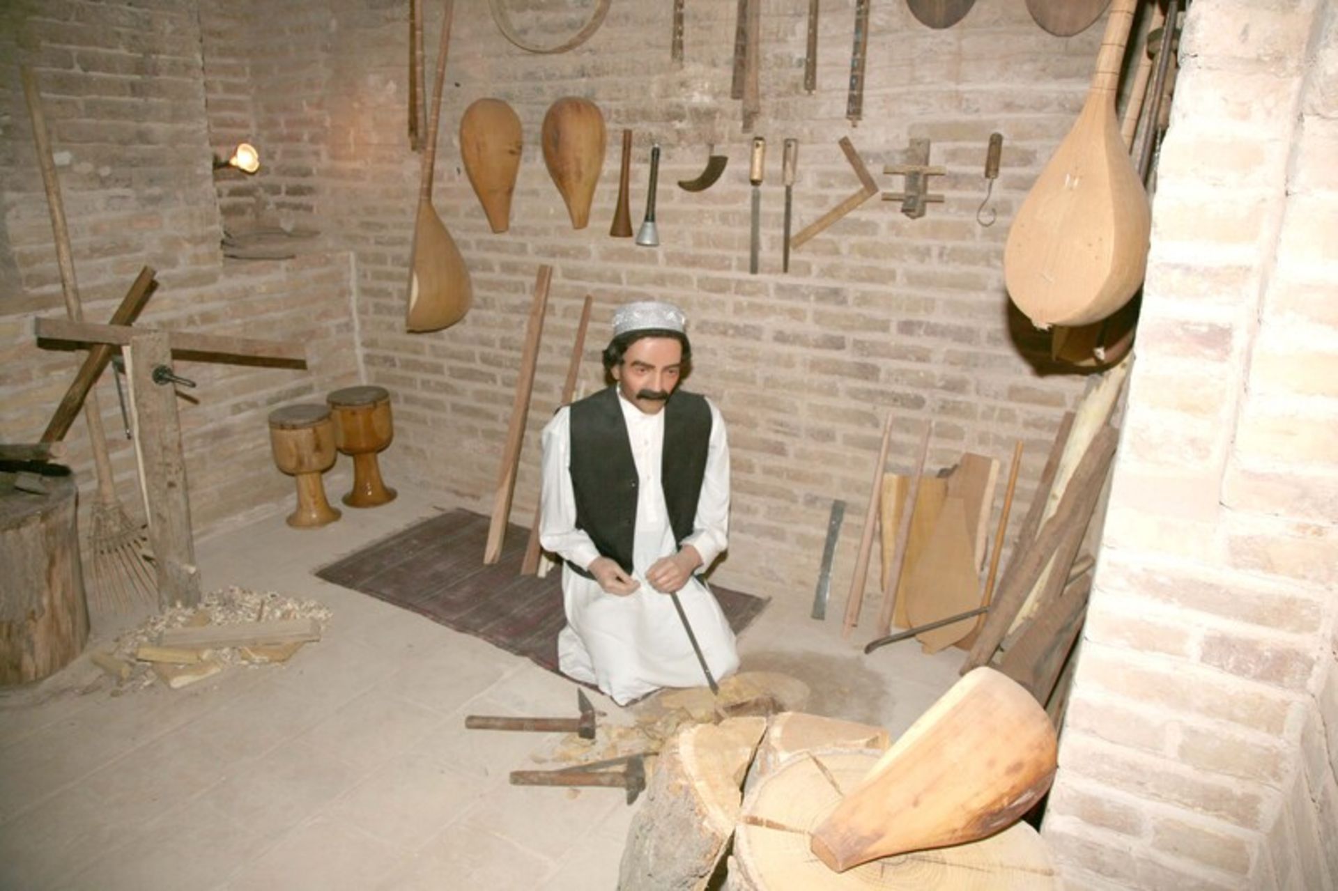 غرفه ساخت ساز رباط جام، منبع عکس: میراث فرهنگی استان خراسان، عکاس: ناشناس