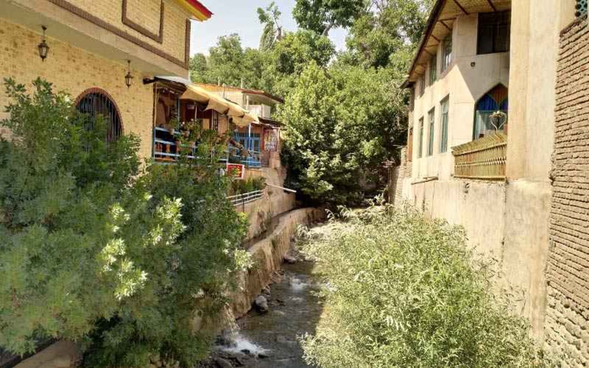 رودخانه روستای برغان، منبع عکس: گوگل مپ، عکاس: 