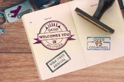 مهر خوش آمدگویی به قطر؛ منبع عکس: Travelobiz، عکاس: نامشخص