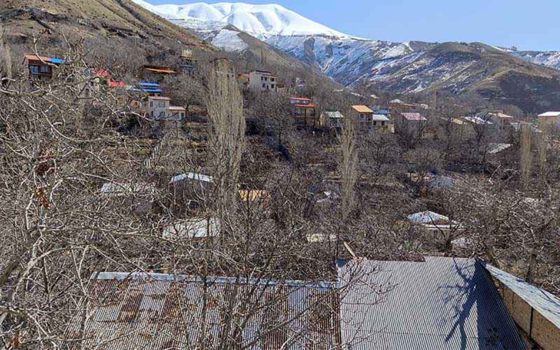 خانه های روستای برگ جهان،‌ منبع عکس: گوگل مپ، عکاس: محسن سیف محمدی