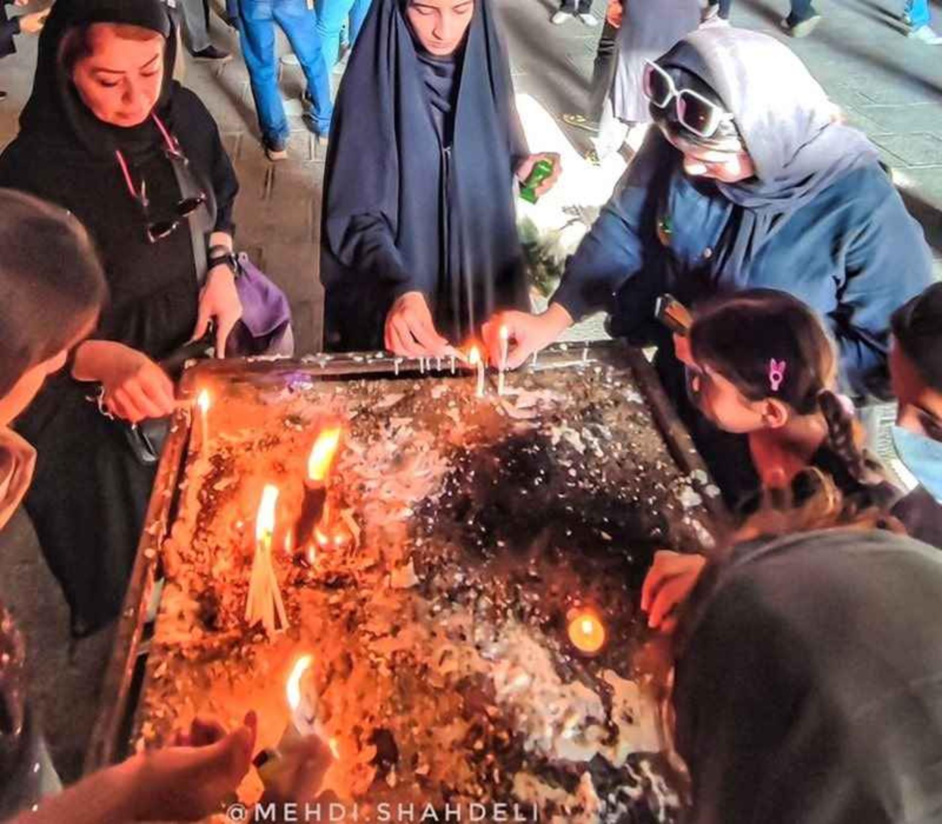 زنان در مراسم چهل و یک منبر، منبع عکس: اینستاگرام mehdi.shahdeli@، عکاس: مهدی شاهدلی