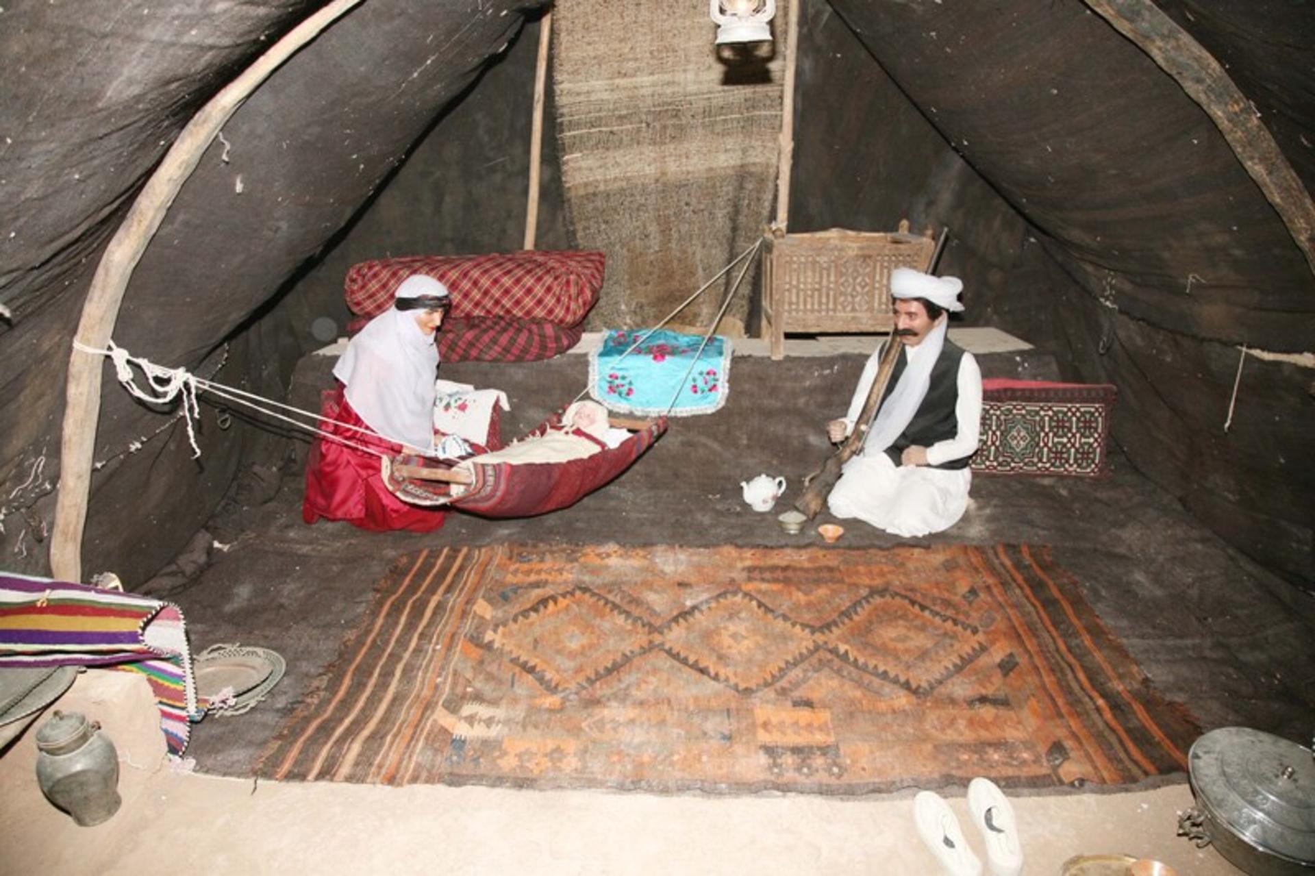 غرفه چادر عشایر رباط جام، منبع عکس: میراث آریا، عکاس:حسن ایزانلو
