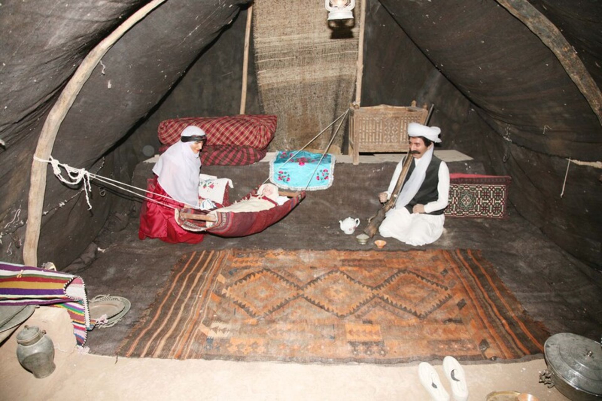 غرفه چادر عشایر رباط جام، منبع عکس: میراث آریا، عکاس:حسن ایزانلو