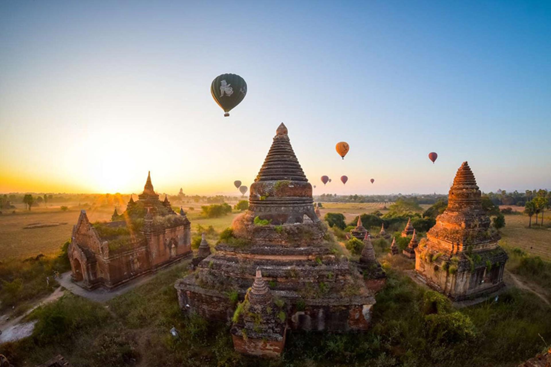 شهر باستانی باگان در میانمار؛ منبع عکس: tripsavvy، عکاس: نامشخص