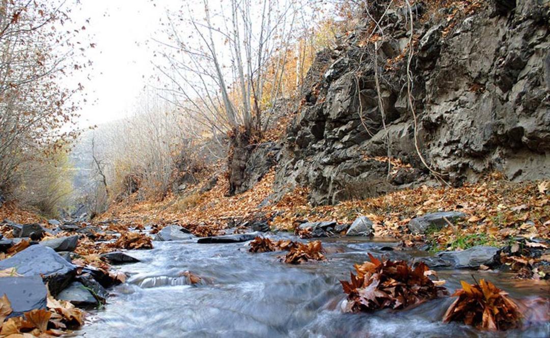 طبیعت پاییزی روستای ازغد؛ منبع عکس: گوگل مپ؛ عکاس: محسن موسوی زاده