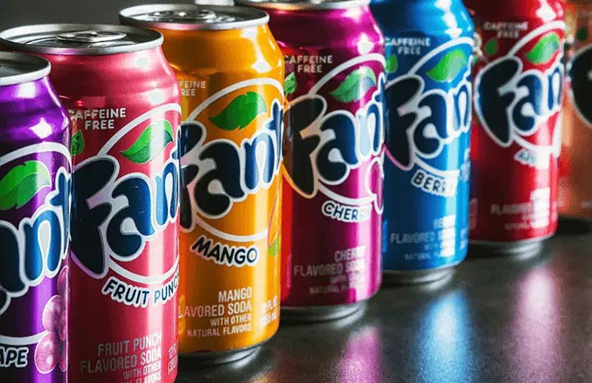 طعم های مختلف فانتا؛ منبع عکس: Brand Informers؛ نام عکاس: نامشخص