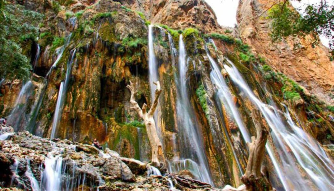 ارتفاع آبشار مارگون فارس
