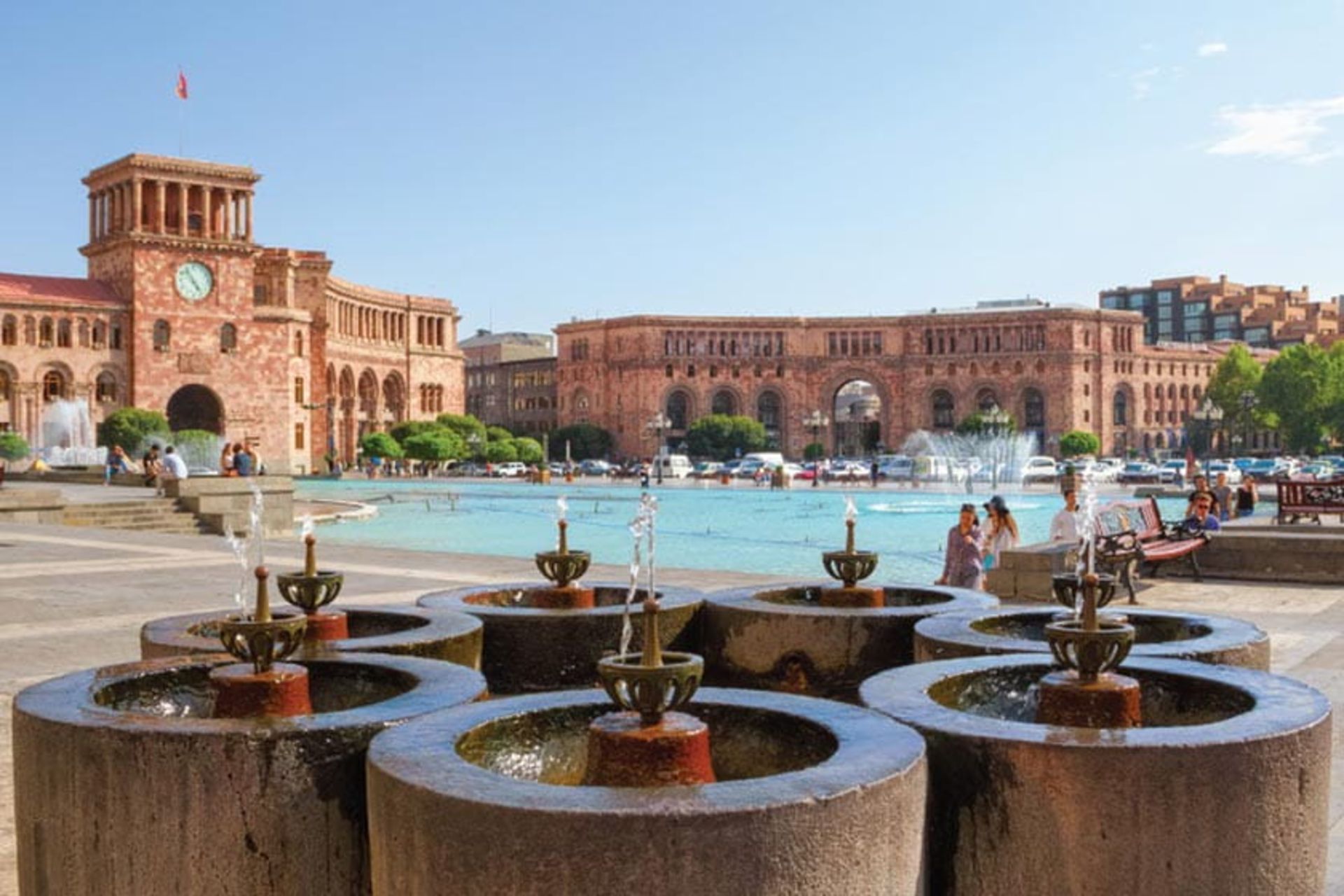 میدان جمهوری ارمنستان، منبع عکس: visit yerevan، عکاس: نامشخص