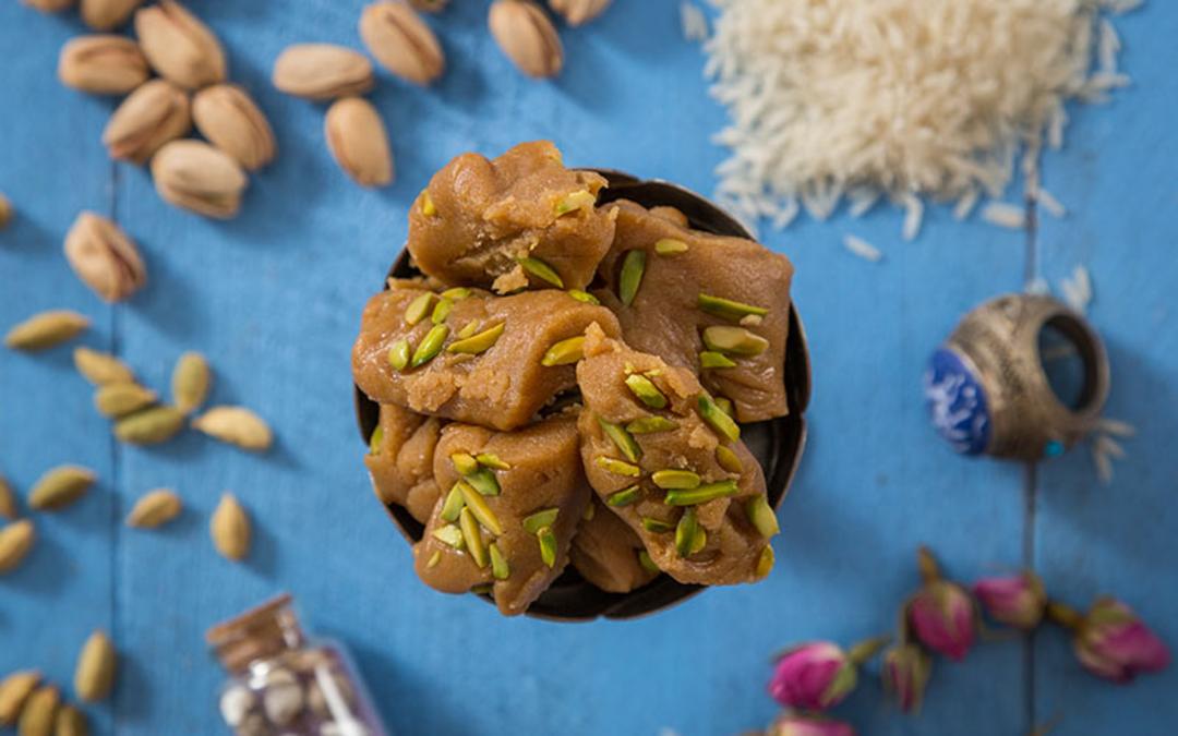 حلوای گیلانی، منبع عکس: gilakifood.com، عکاس: Bobak Radbin Studio