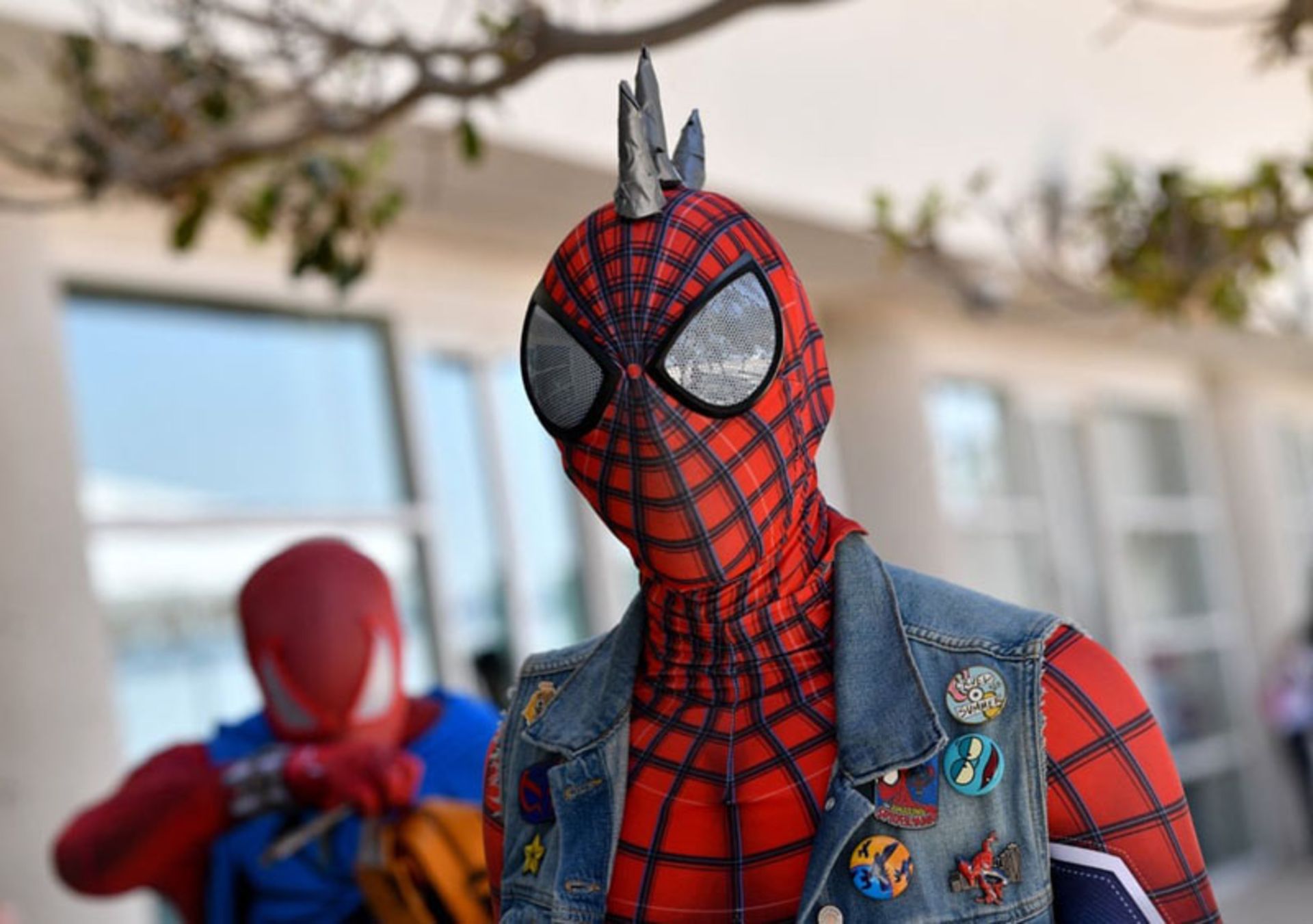 بازیگران مرد عنکبوتی جشنواره بین المللی Comic-Con در سن دیگو، آمریکا