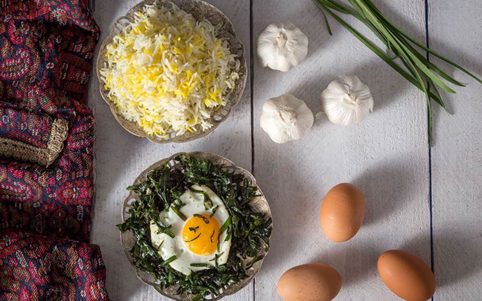 سیرواویج با برنج، منبع عکس: gilakifood.com، عکاس: Bobak Radbin Studio