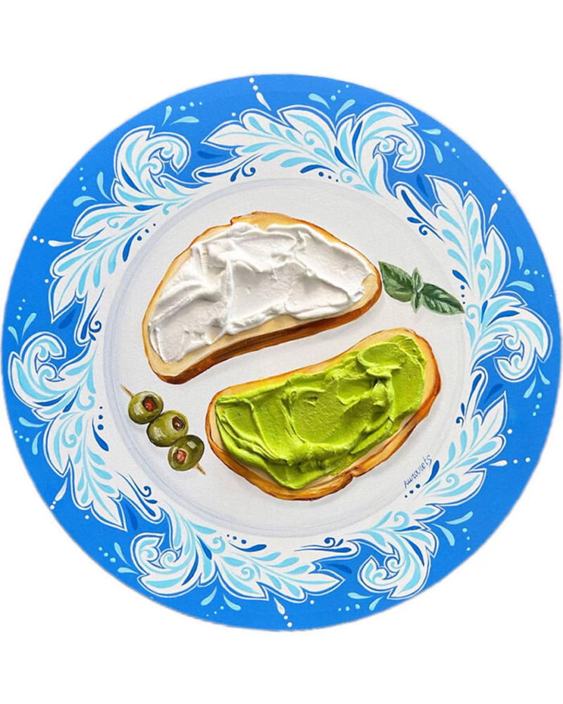 نقش نان و پنیر در بشقاب