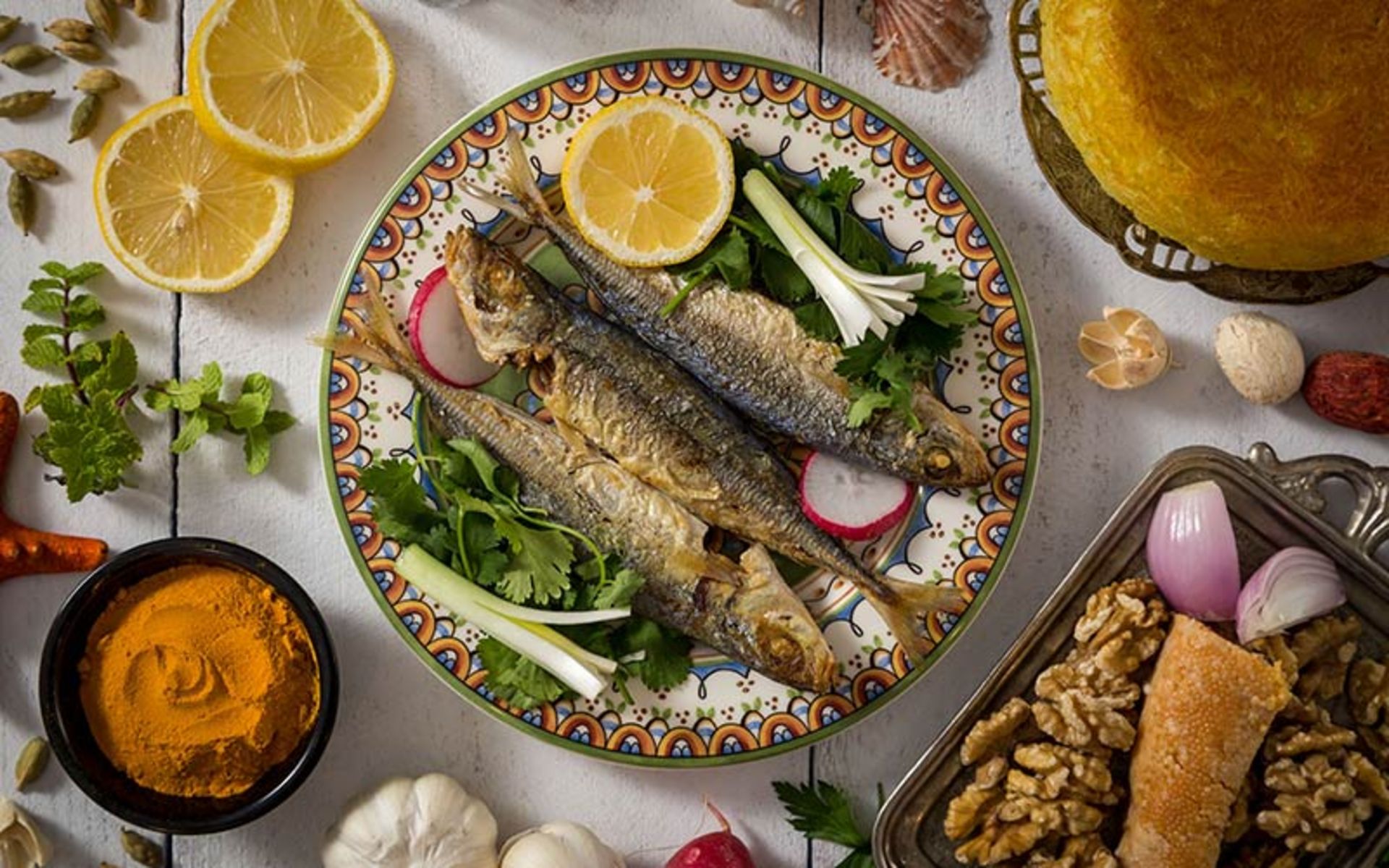 ماهی سرخ شده گیلانی، منبع عکس: gilakifood.com، عکاس: Bobak Radbin Studio