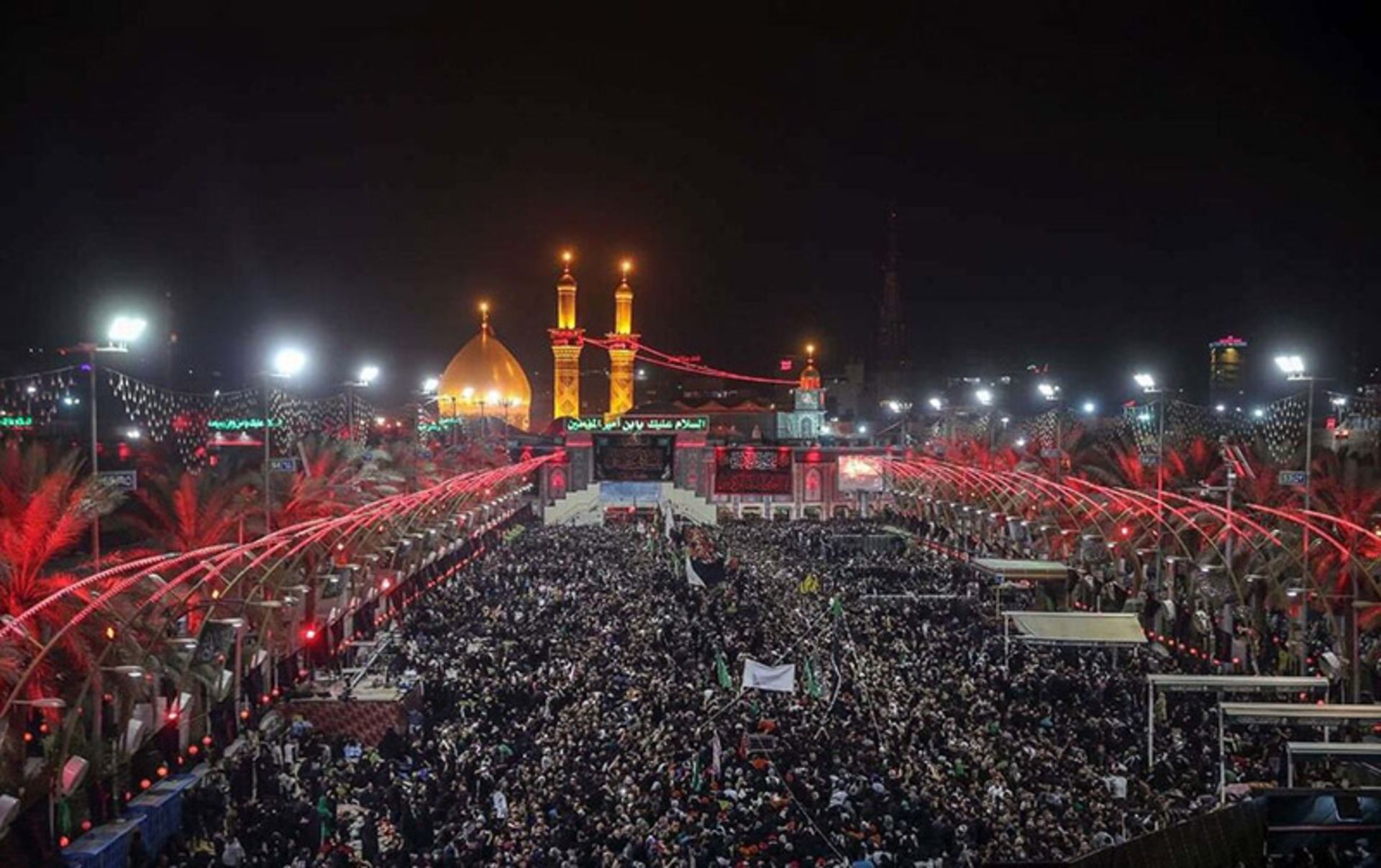 بین الحرمین در ایام اربعین؛ منبع عکس: ایرنا؛ عکاس: نامشخص