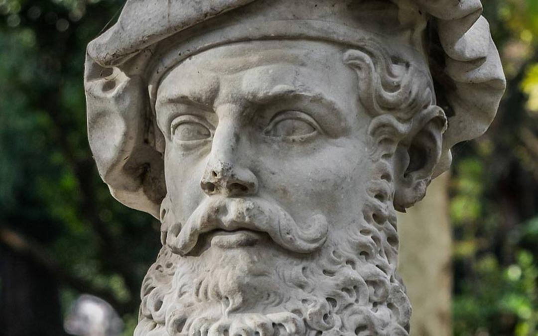 مجسمه مارکوپولو، منبع عکس: worldhistory.org، عکاس: نامشخص
