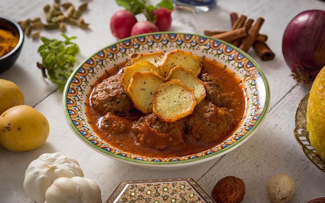 کوفته گیلانی، منبع عکس: gilakifood.com، عکاس: Bobak Radbin Studio
