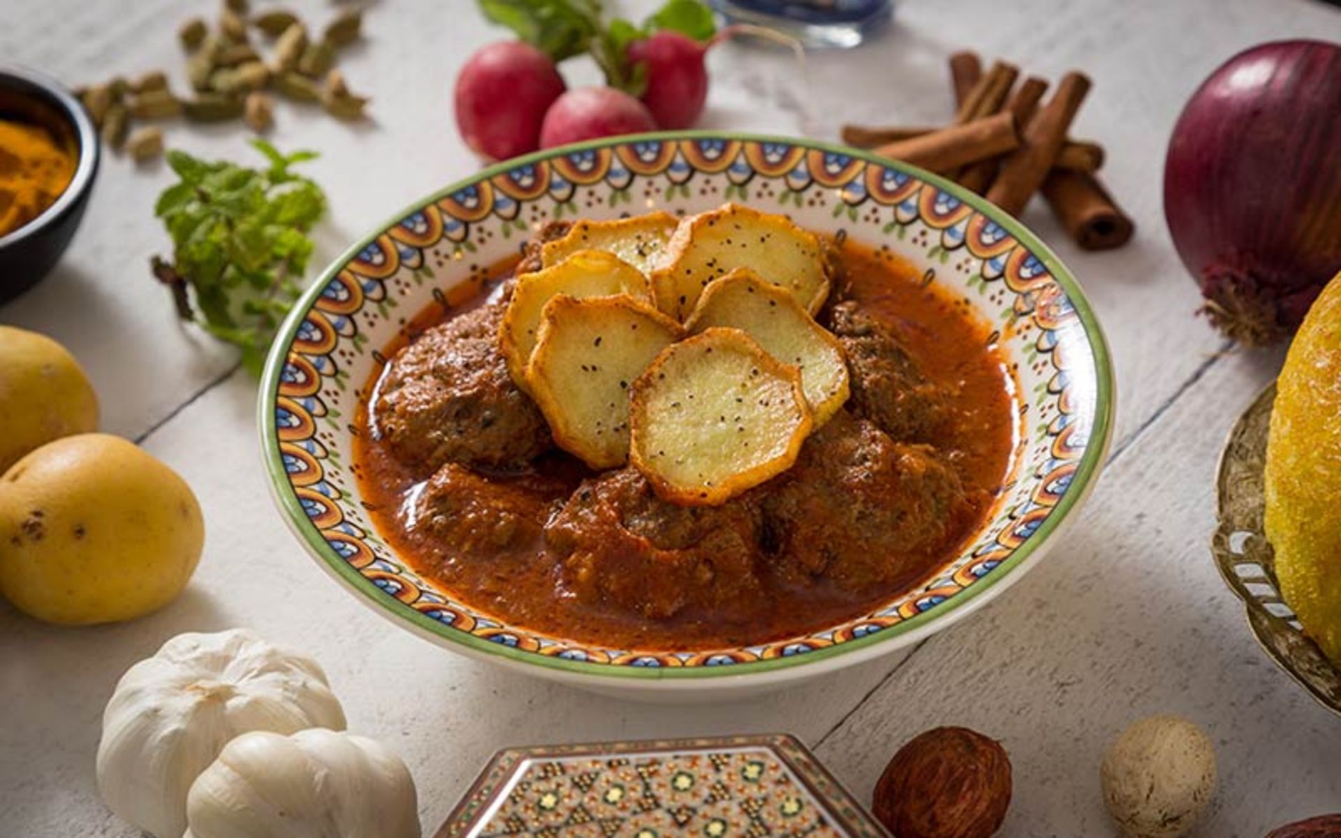 کوفته گیلانی، منبع عکس: gilakifood.com، عکاس: Bobak Radbin Studio