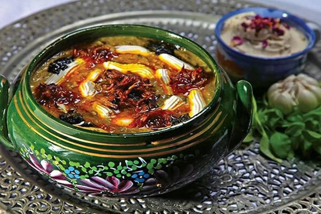 آش غلغل شوشتری؛ منبع عکس: وب سایت Tarfandeto.ir. عکاس: نامشخص