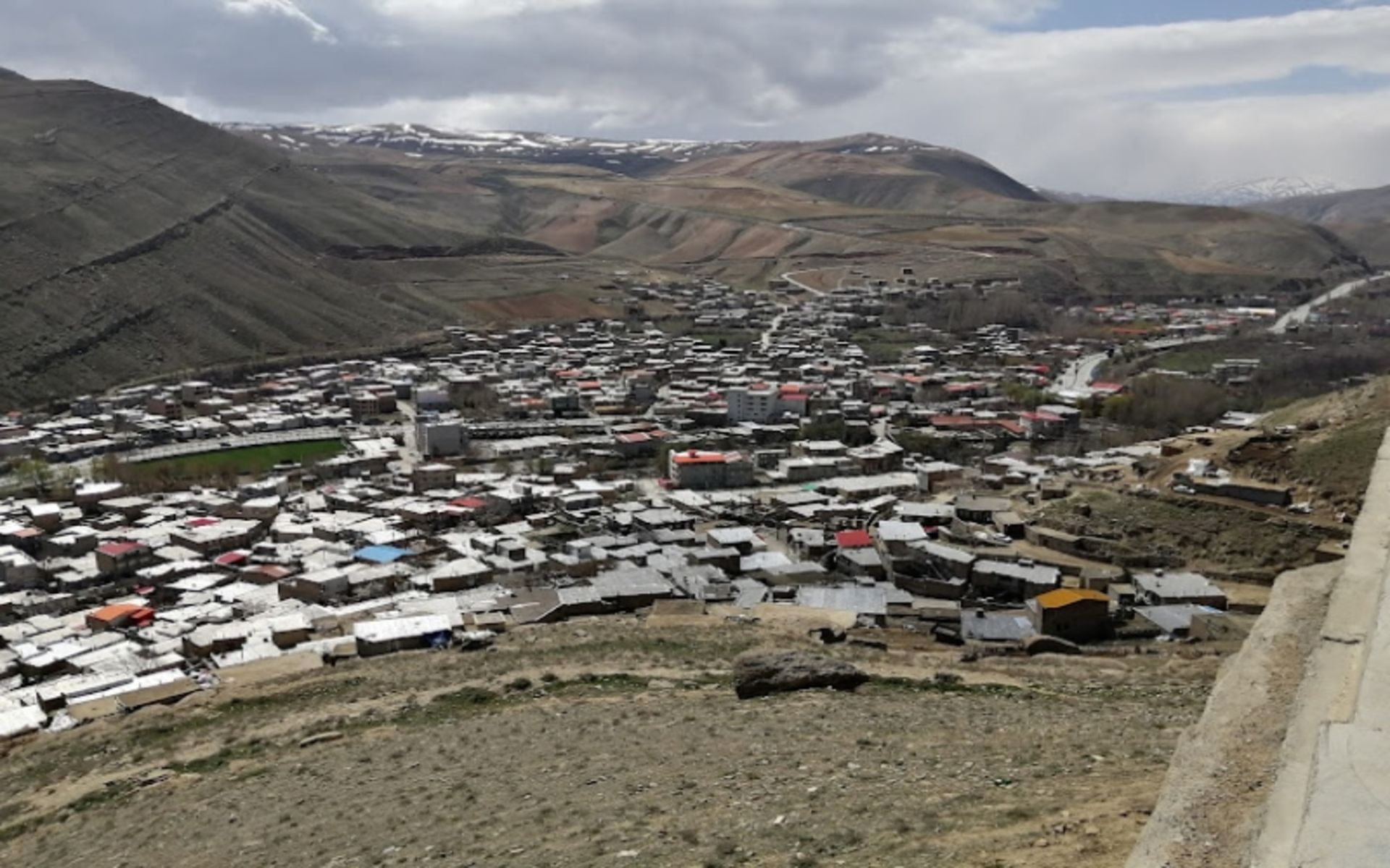 بافت قدیمی روستای بند ارومیه؛ عکس از سایت گوگل مپ. عکاس: کامپیوتر ایران