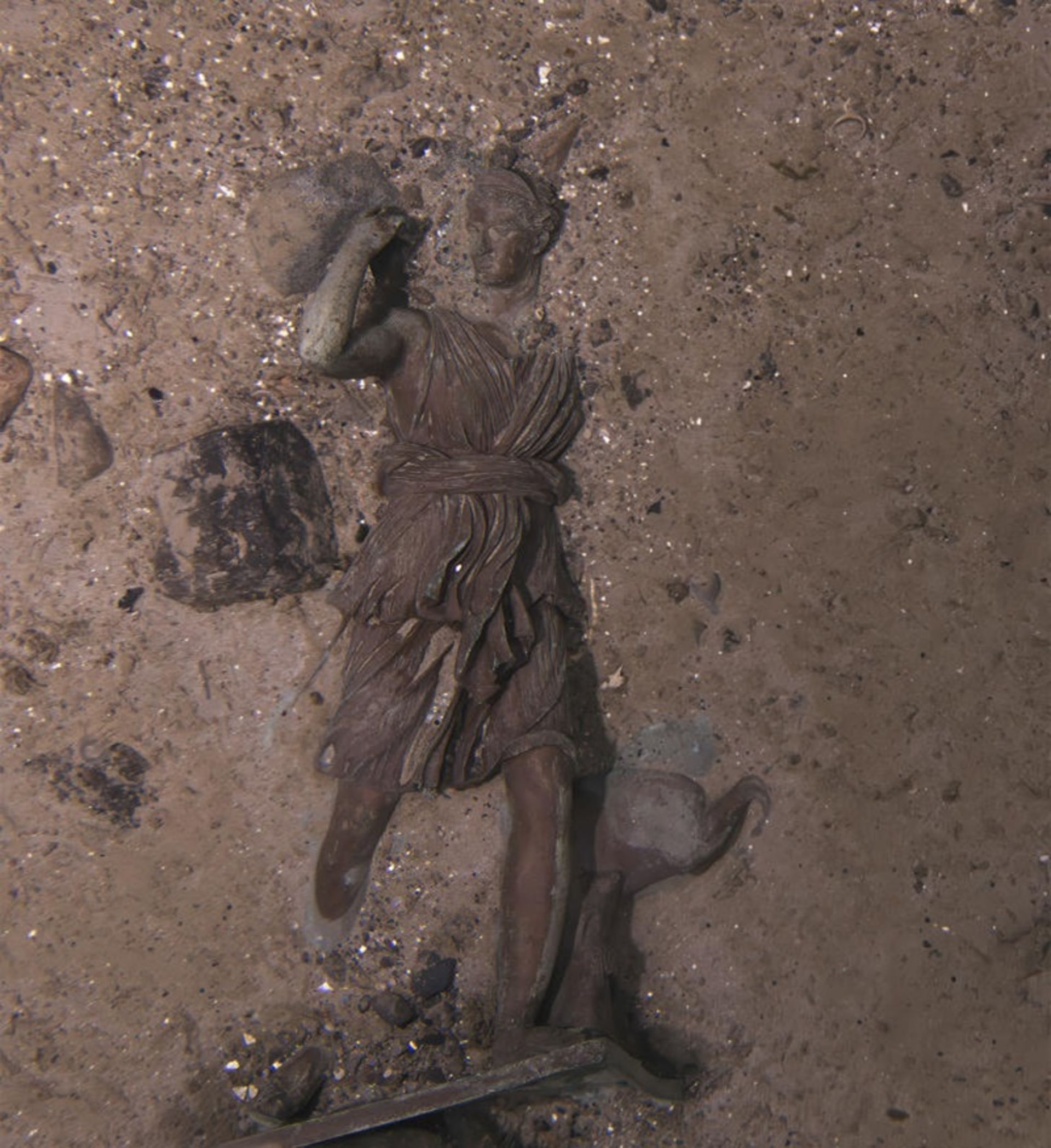 مجسمه دیانا از ورسای از بقایای کشتی تایتانیک