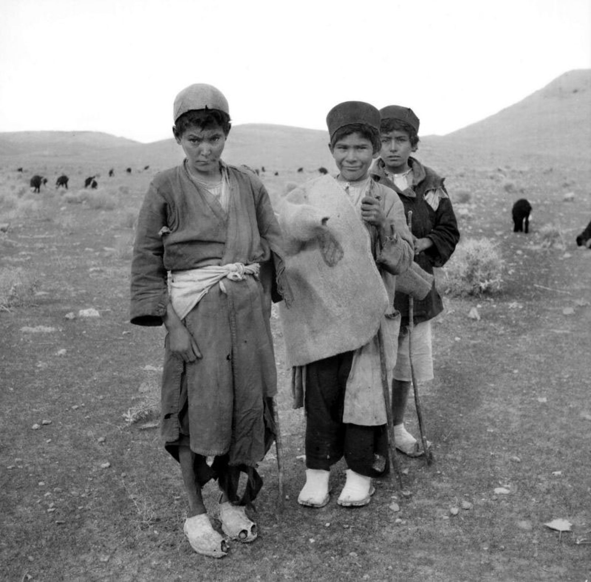 سه نوجوان عشایر در ایران قدیم