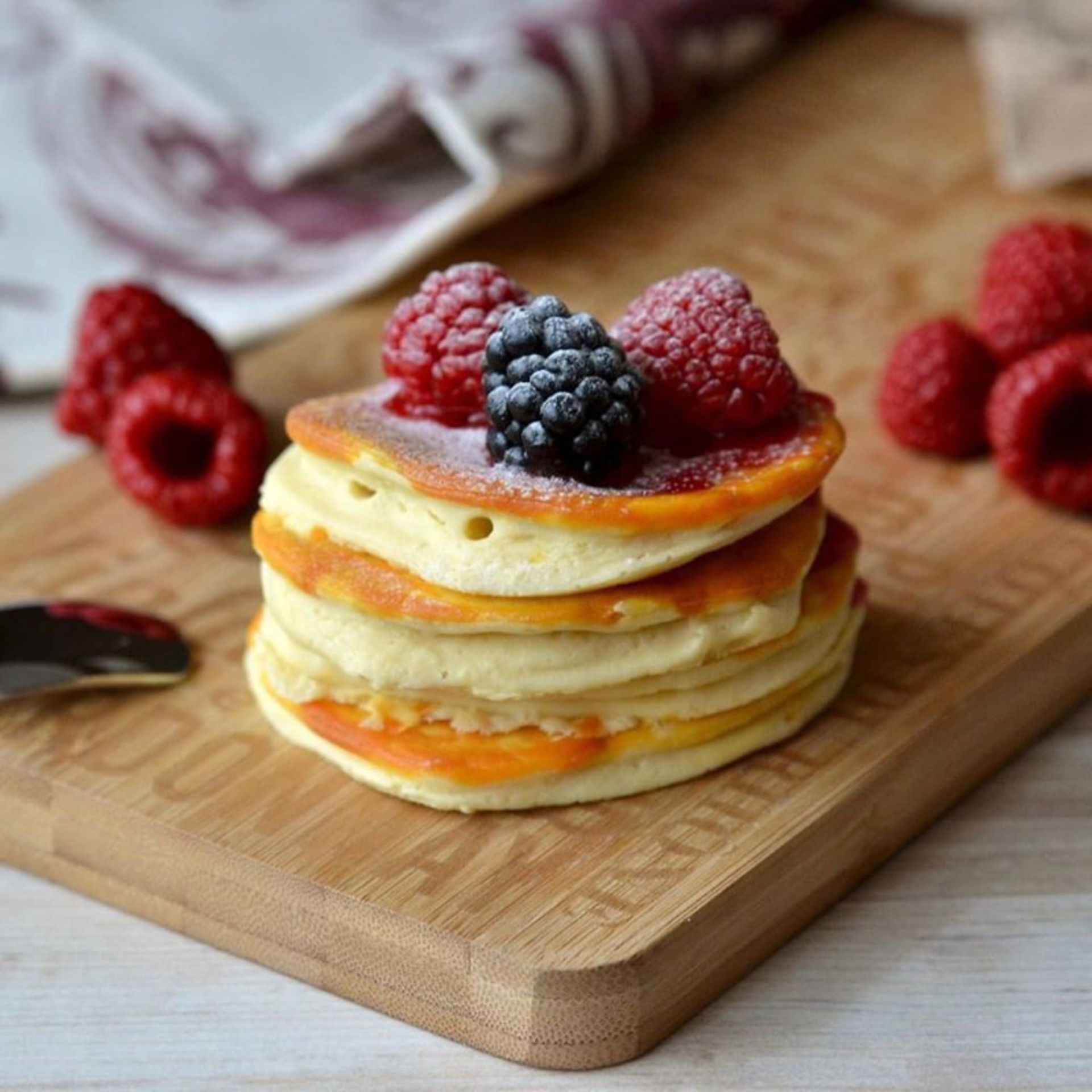 صابون به شکل پنکیک