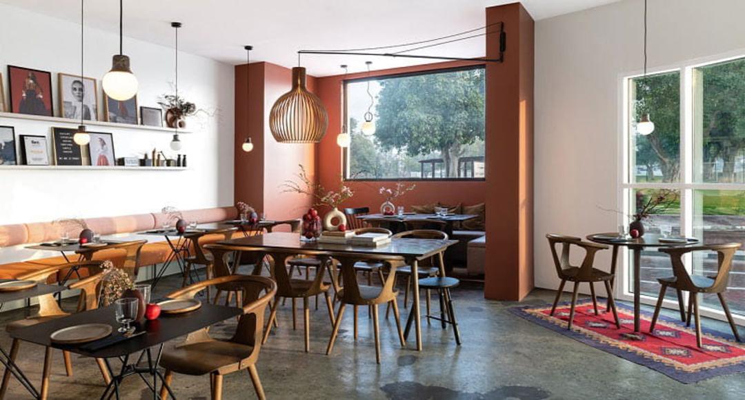 داخل رستوران ۲۱ گرمز دبی، منبع عکس: سایت Nordic Home Worx، عکاس: نامشخص