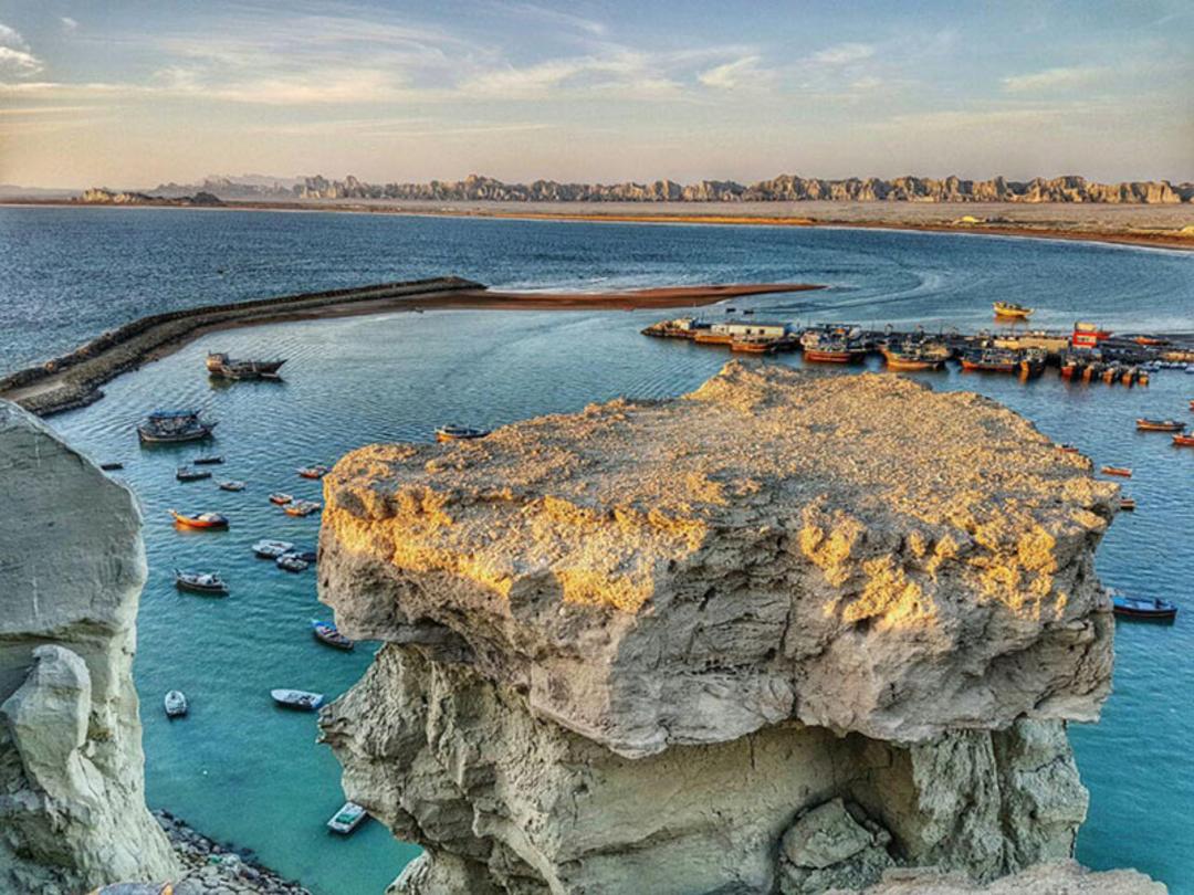 اسکله بریس بندر چابهار؛ منبع عکس: گوگل مپ؛ عکاس: reza sh