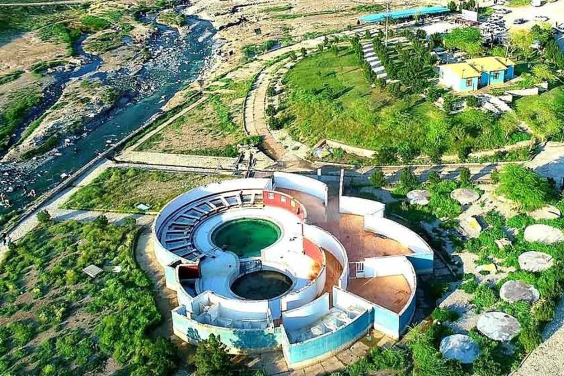 محتمع آبدرمانی دهلران از نمای بالا، منبع عکس: خبرگزاری صدا و سیما، عکاس: نامشخص