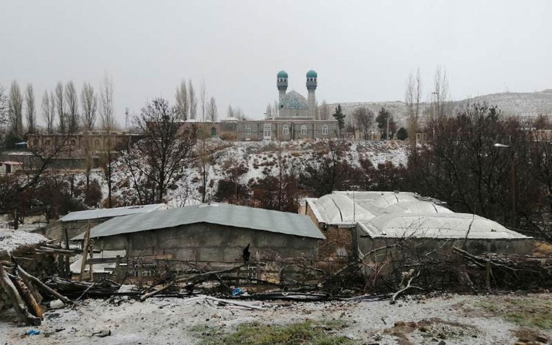 درب بهشت در زمستان برفی، منبع عکس: گوگل مپ، عکاس: مهدی مشایخی 