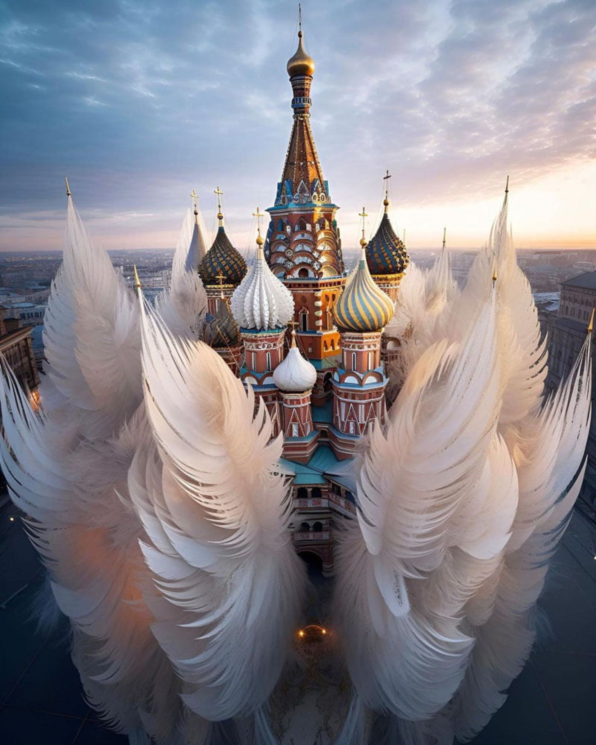کلیسای جامع سنت باسیل (St. Basil's Cathedral) از نگاه هوش مصنوعی
