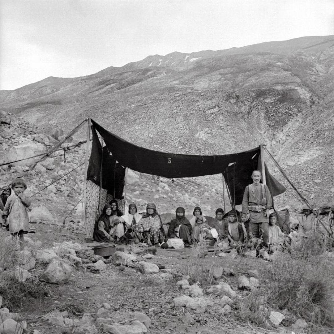 چادر  سایه بان عشایری در ایران قدیم