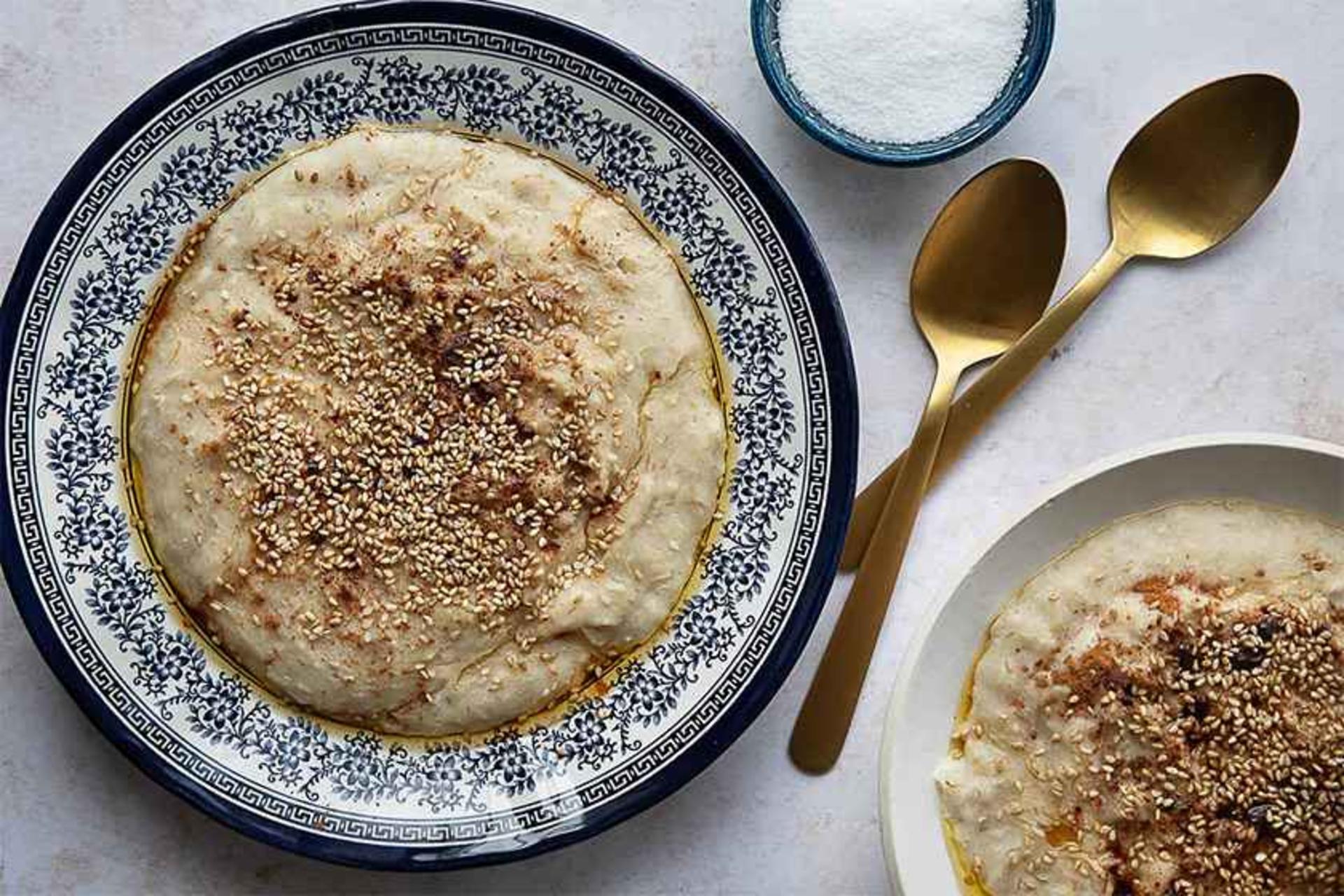 حلیم گندم بازاری، منبع عکس: unicornsinthekitchen.com، عکاس: نامشخص