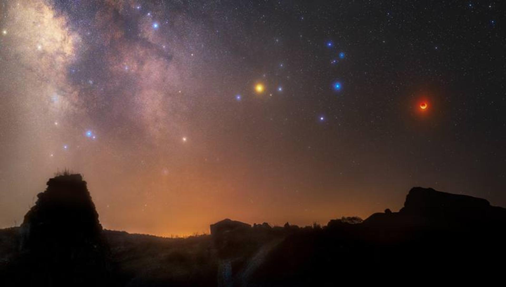 ماه کامل قرمز رنگ، منبع عکس: سایت nationalgeographic.com، عکاس: MIGUEL CLARO