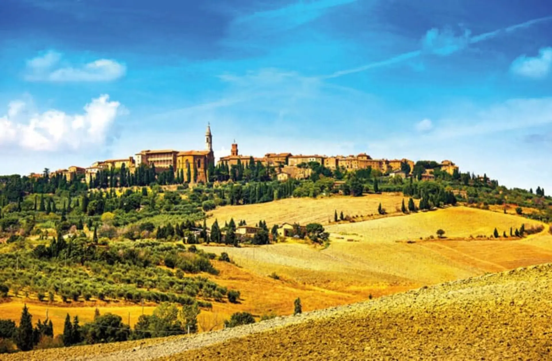 شهر تاریخی «پینتزا» (Pienza) در توسکانی؛  منبع عکس: wanderlustmagazine؛ نام عکاس: نامشخص