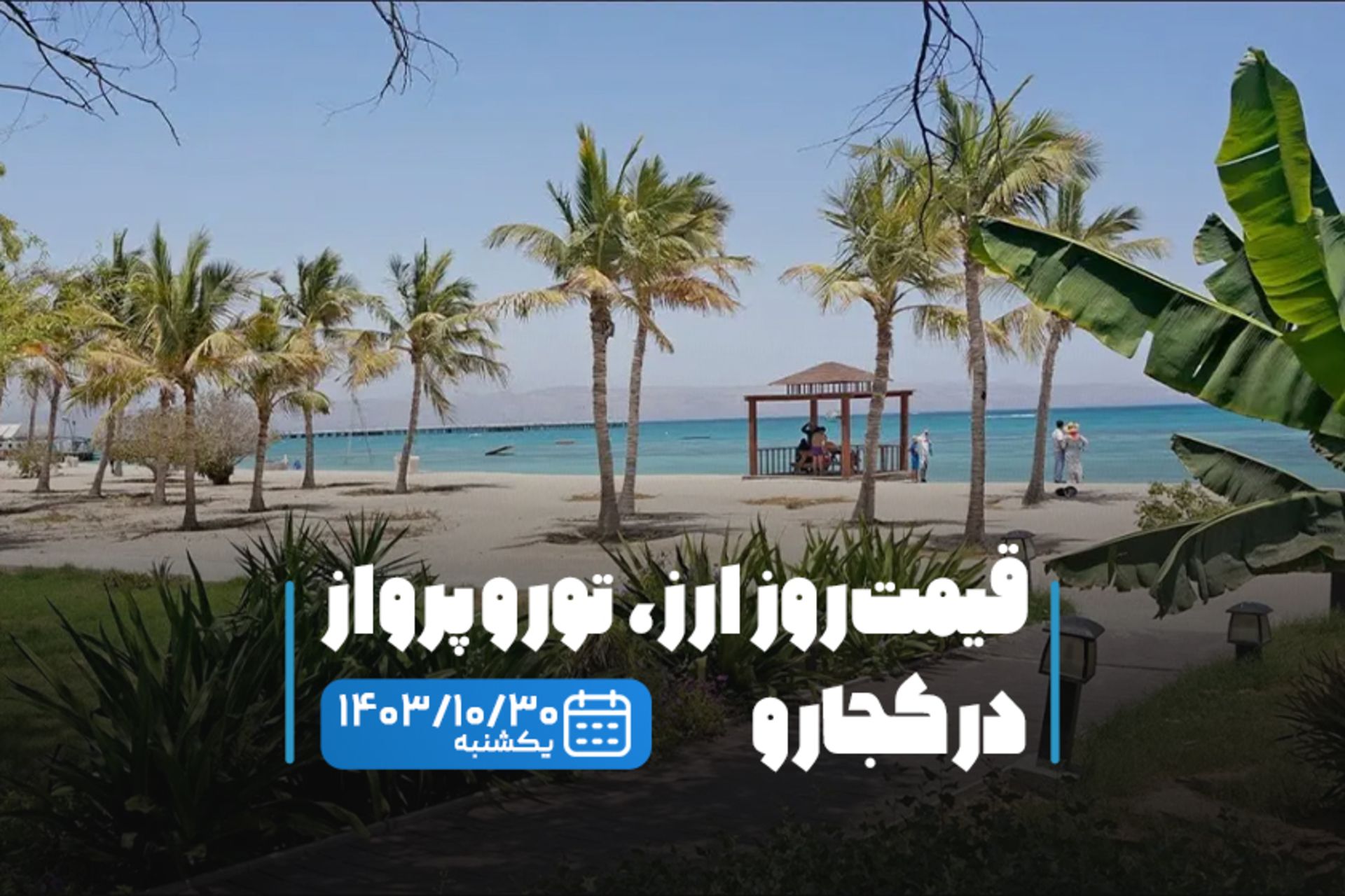 قیمت خدمات سفر ۳۰ دی ماه