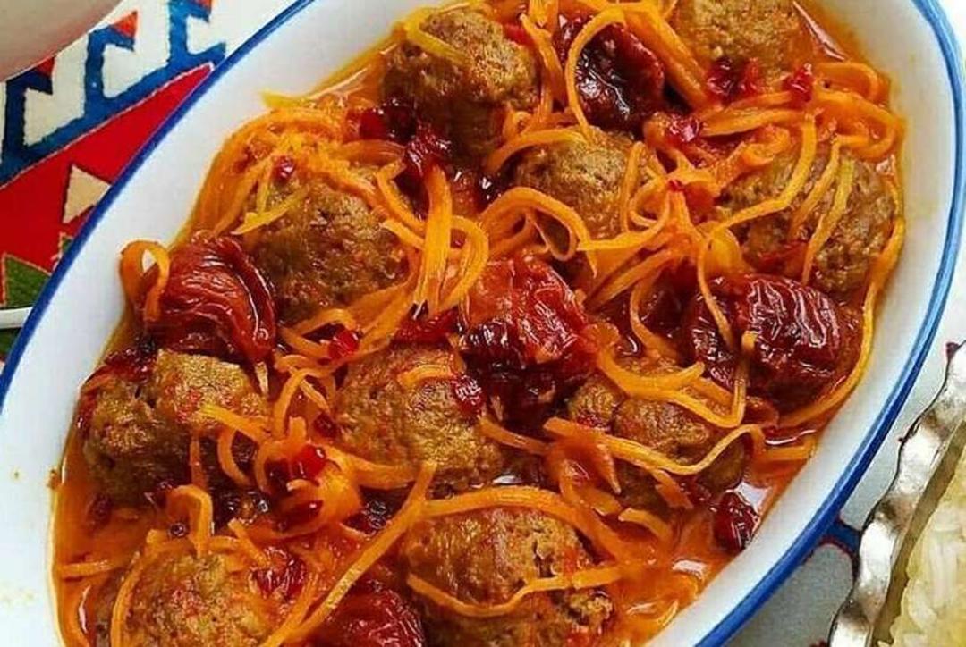 خورش هویج تبریزی، منبع عکس: سایت bartarinha.ir، عکاس: نامشخص