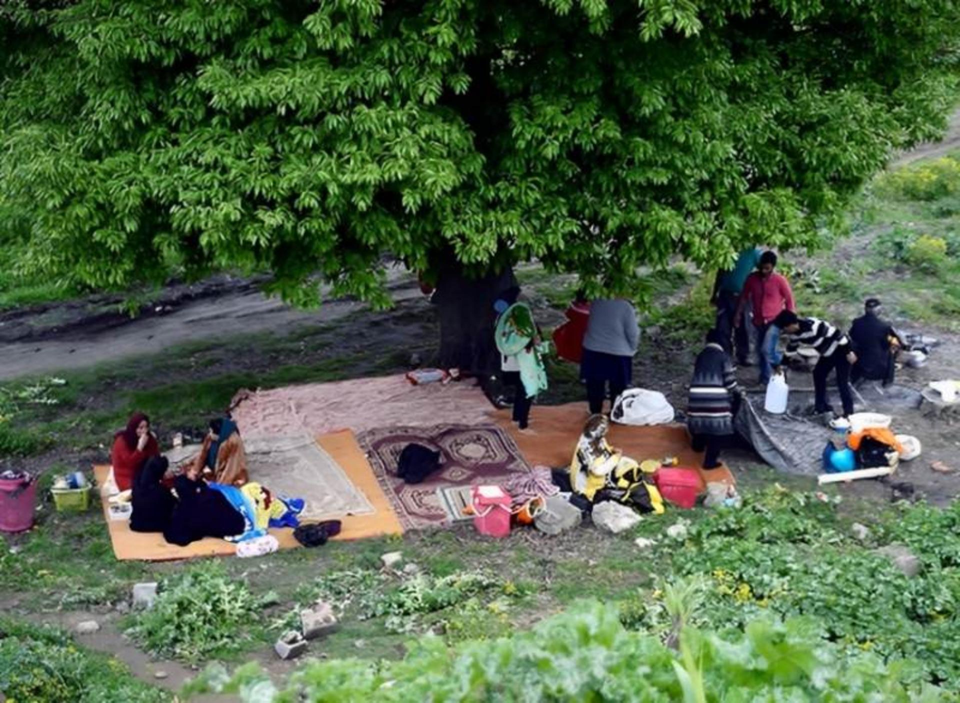 رسم سیزده به در در ایران. منبع: وب سایت itto.org؛ عکاس: نامشخص