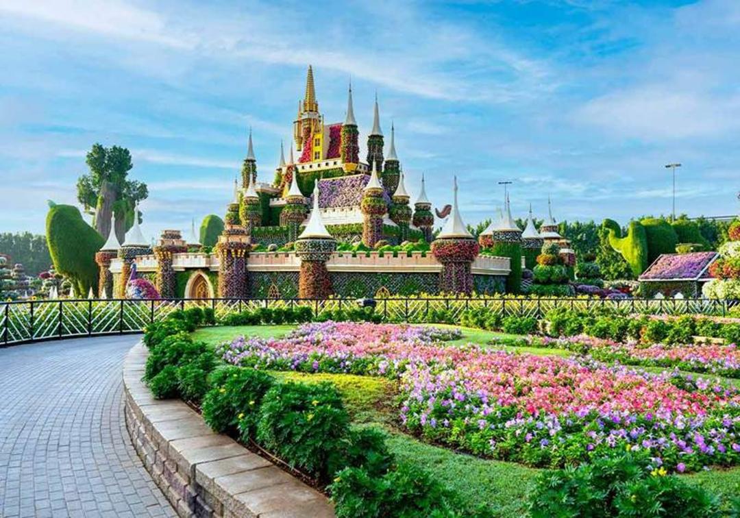 باغ گل دبی، منبع عکس: سایت dubaimiraclegarden.com، عکاس: نامشخص