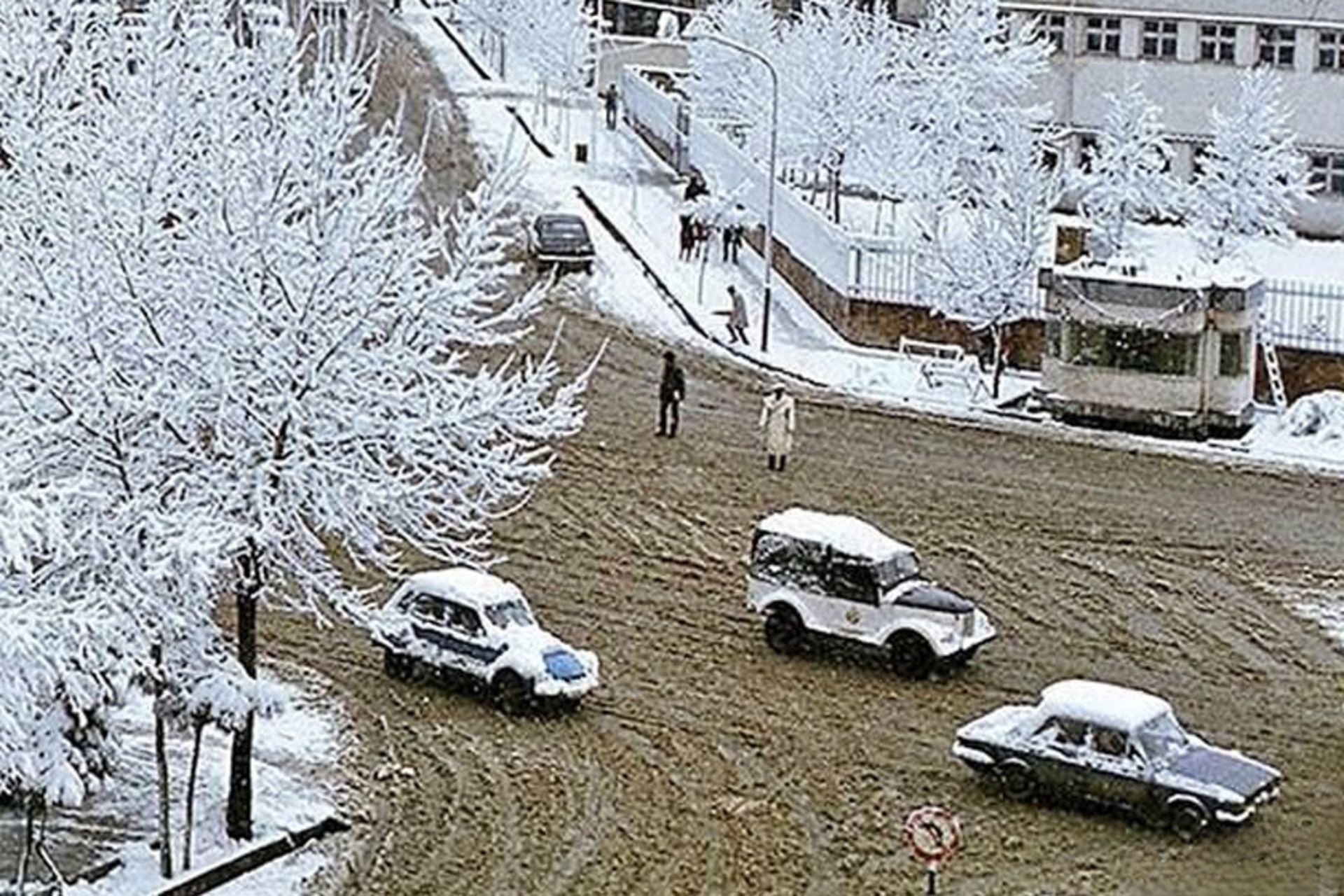 عکس تاریخی روز برفی تهران 