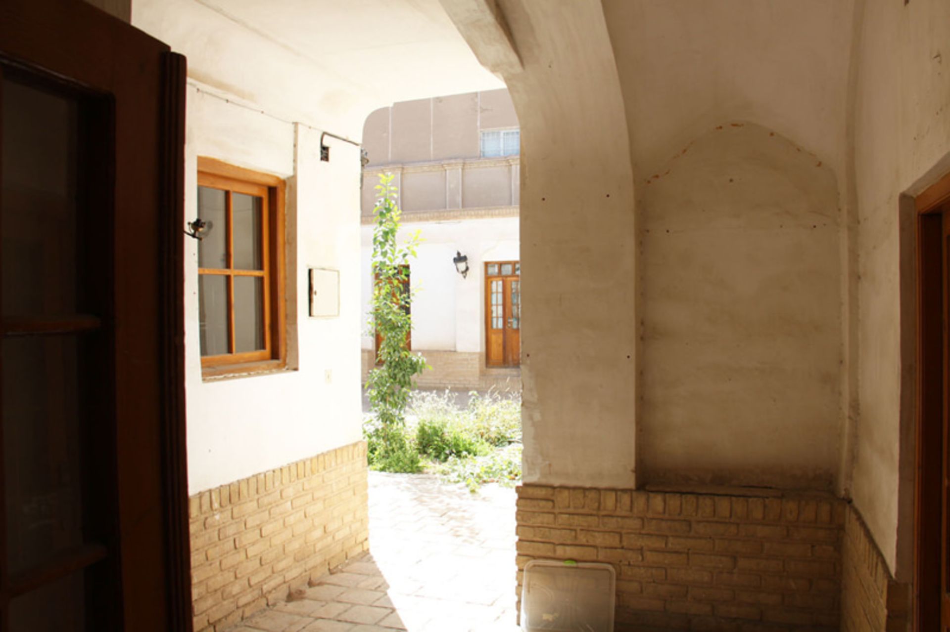 دالان خانه تدین در سمنان؛ منبع: میراث آریا؛ عکاس: احسان ورامینی