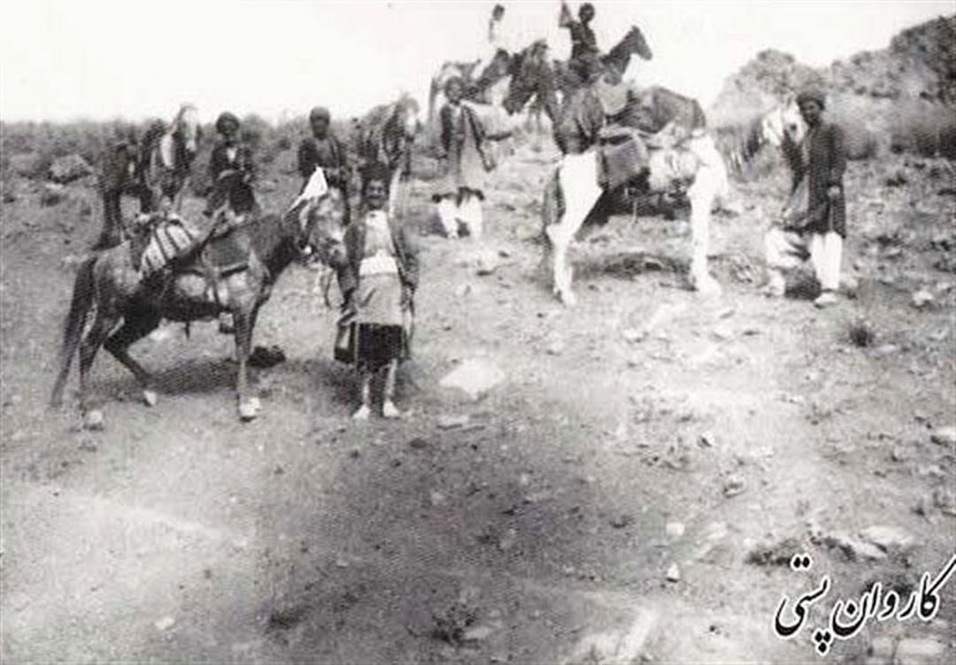 کاروان پستی در زمان قدیم؛ منبع عکس: tasnimnews؛ نام عکاس: نامشخص