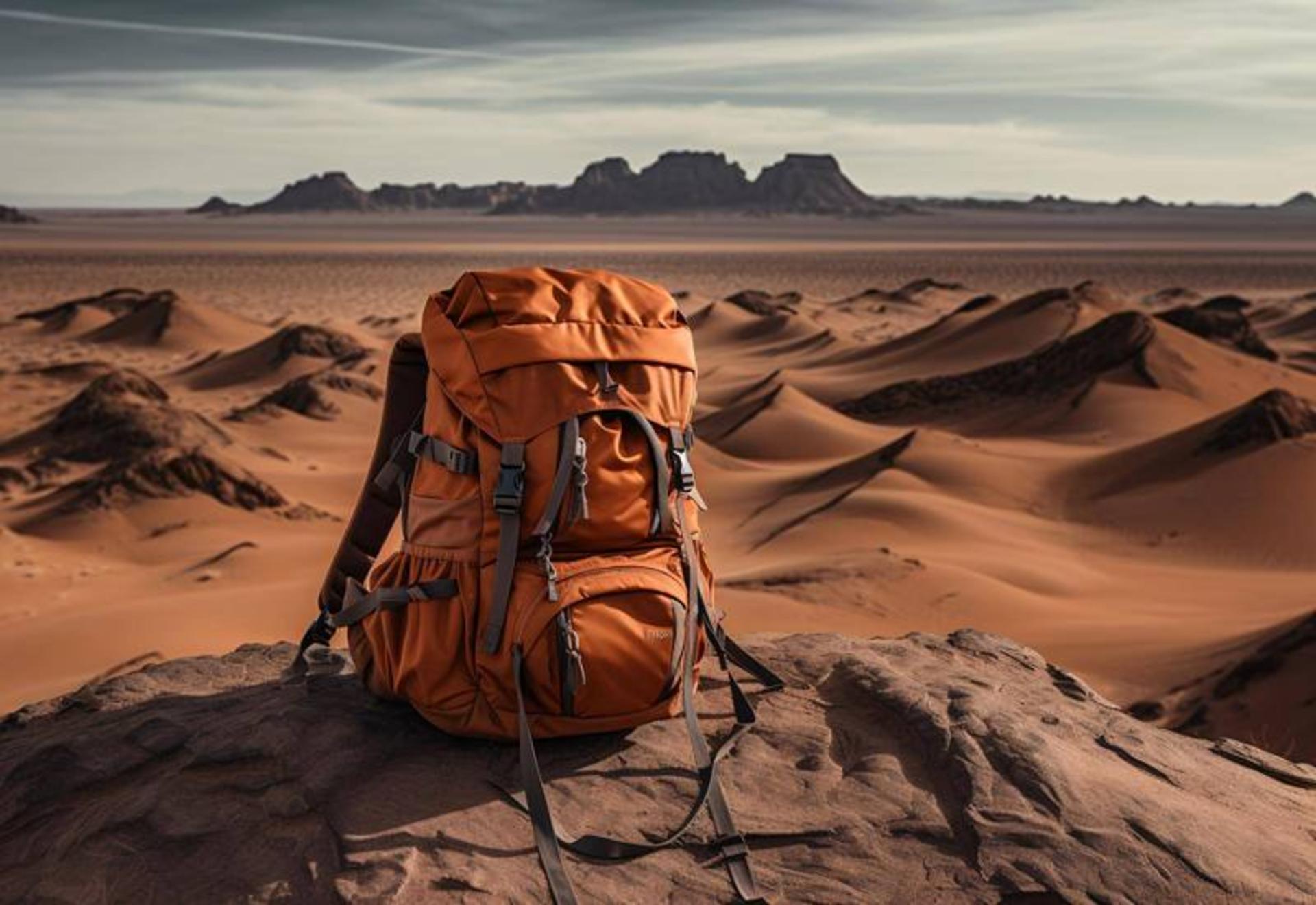 کوله پشتی برای کویر، منبع عکس: سایت kifche.com، عکاس: نامشخص