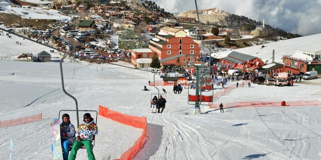 پیست اسکی ساکلیکنت در فصل زمستان آنتالیا