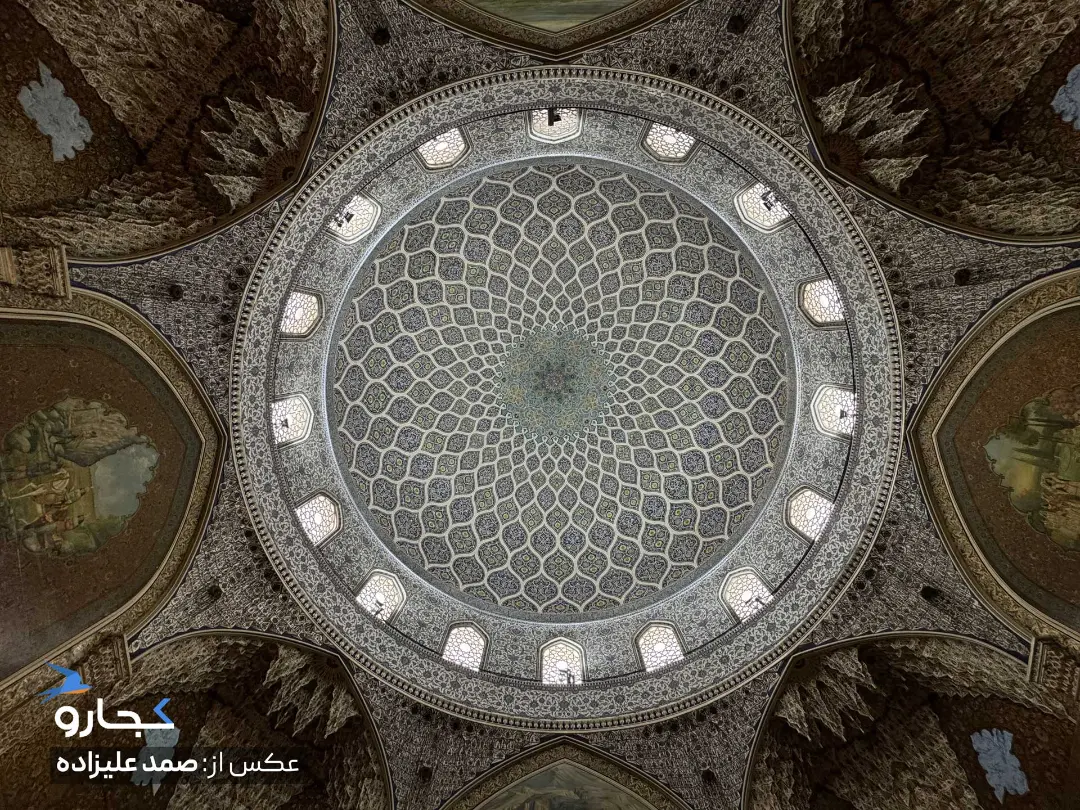سقف گنبد کاخ مرمر تهران