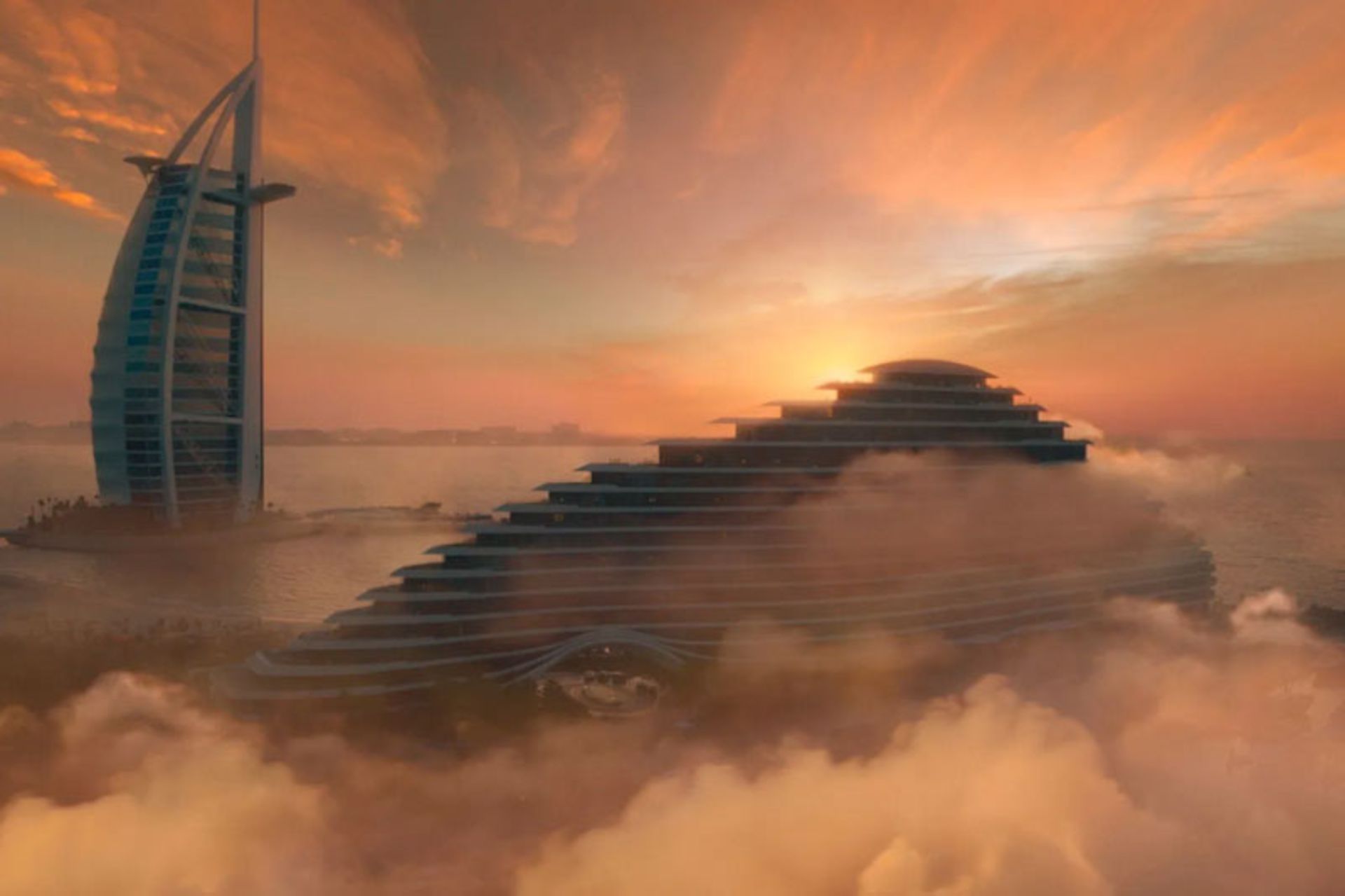 هتل جمیرا مرسی العرب در نزدیکی برج العرب