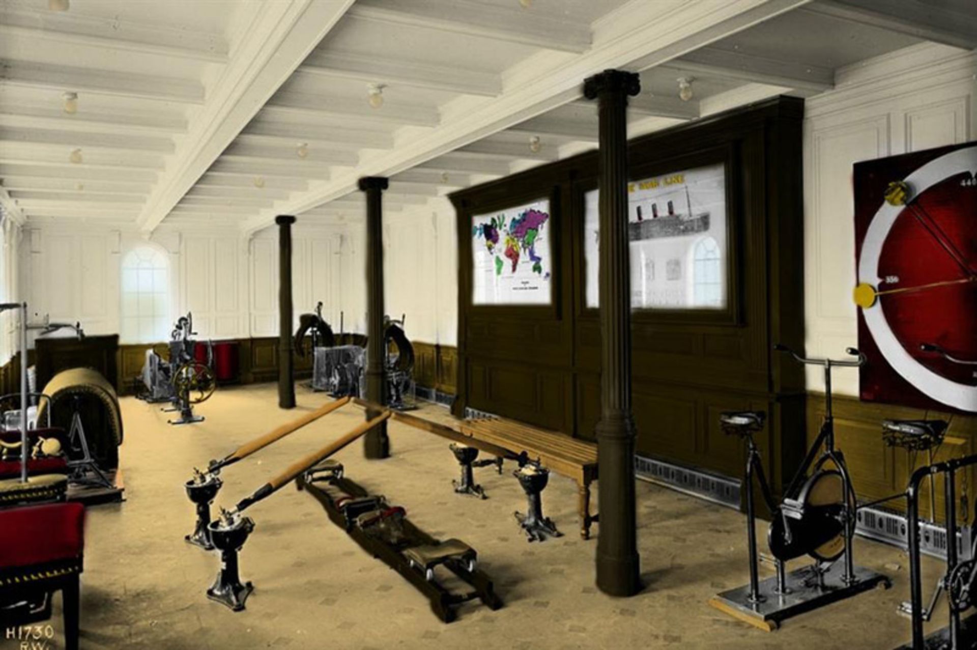  سالن ورزشی مدرن تایتانیک